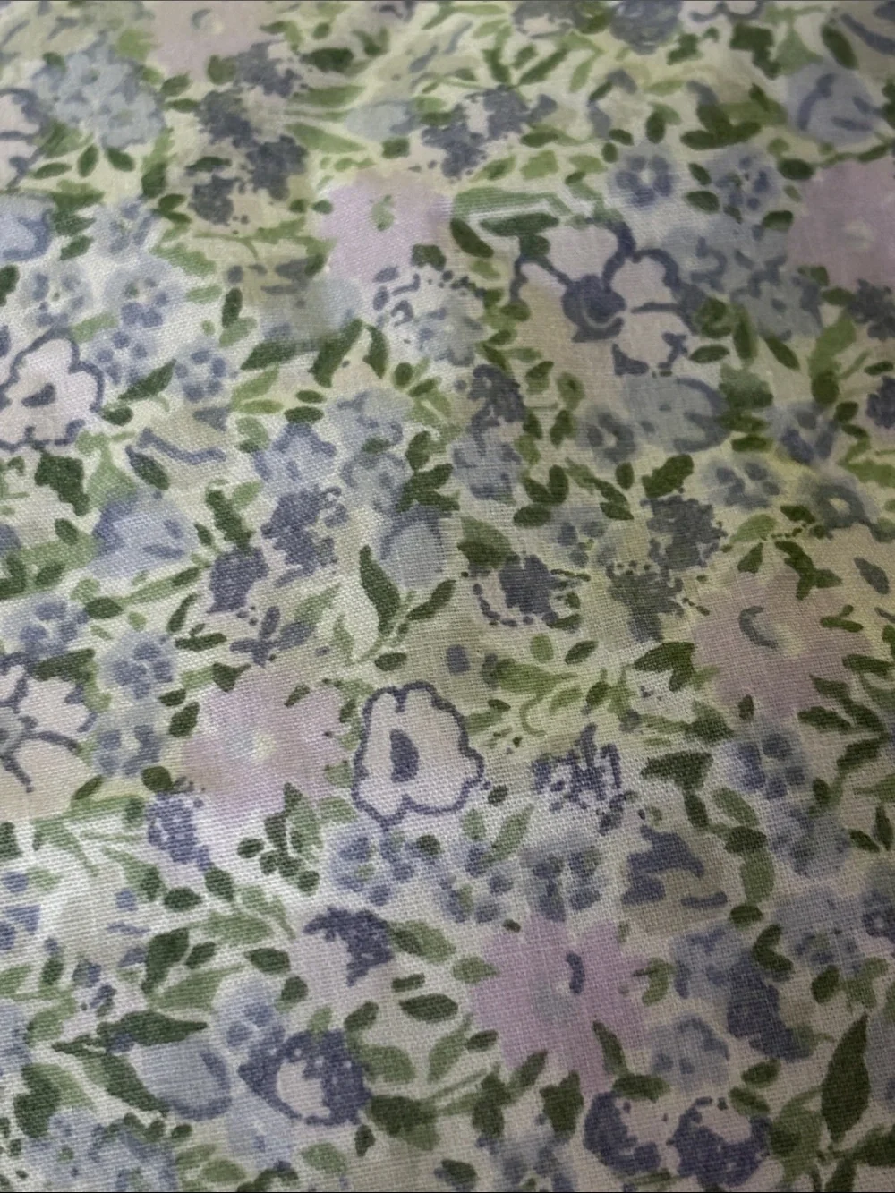 🕷️ Laura Ashley purple floral TWIN FITTED SHEET